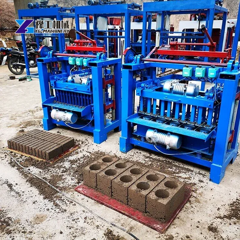 

YG China Hot Sale Small Scale Cement Concrete Flyash Paver Interlocking Brick Block Making Machine Price