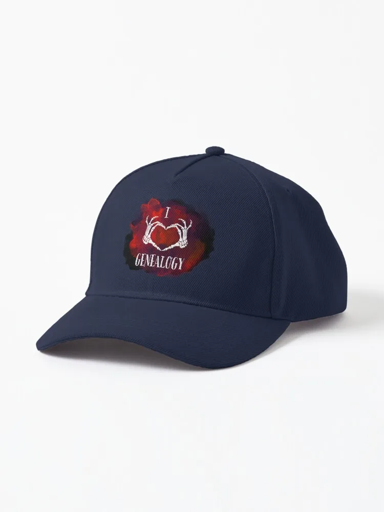 

I LOVE GENEALOGY, Simple symbolic sign Cap