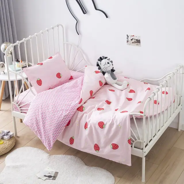 Four Seasons Pure Cotton Quilt Cover Kindergarten School Special Quilt Cover Boys Girls Baby Bedding Cartoon Home Quilt Cover 3