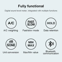 SL720B Digital Sound Level Meter DB Measuring Instrument Sonometer Decibelimetro 30-130dB Portable Noise Decibel Monitor 2