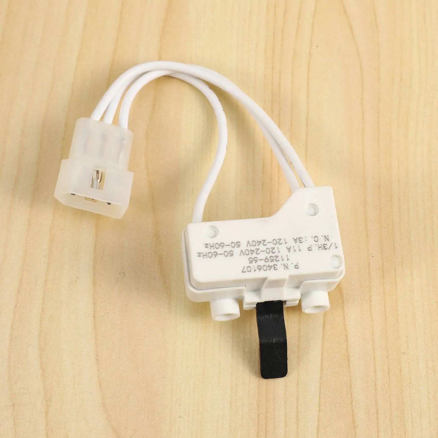 2PCS for 3406107 Dryer Door Switch Assembly Replacement Part Fit for Whirlpool Kenmore HOT