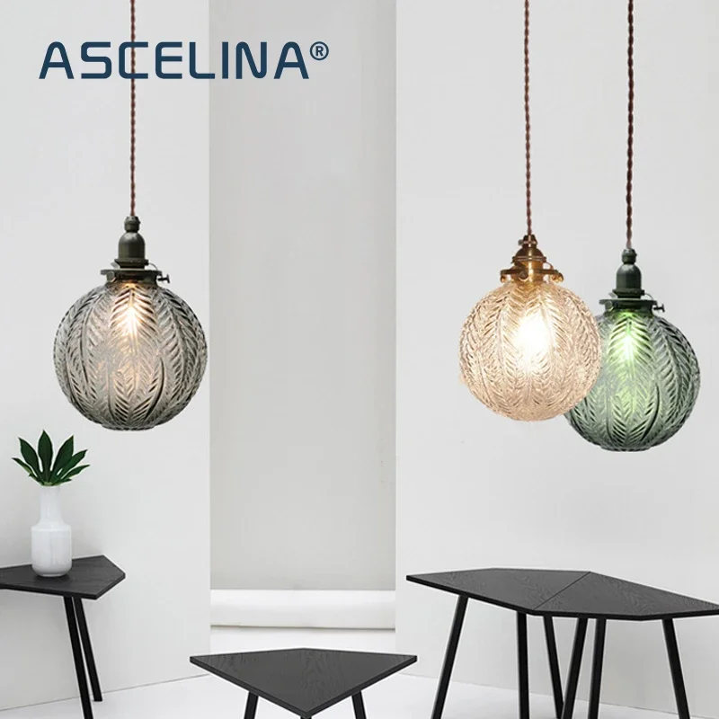 

Nordic Luxury Brass Pendant Light Living Room Creative Dining Chandelier Cafe Bar Vintage Smoke Grey Glass Pendant Lamp Fixture