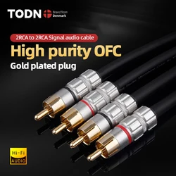 Premium HiFi RCA Audio Cable with High - Purity OFC Conductor - 5m