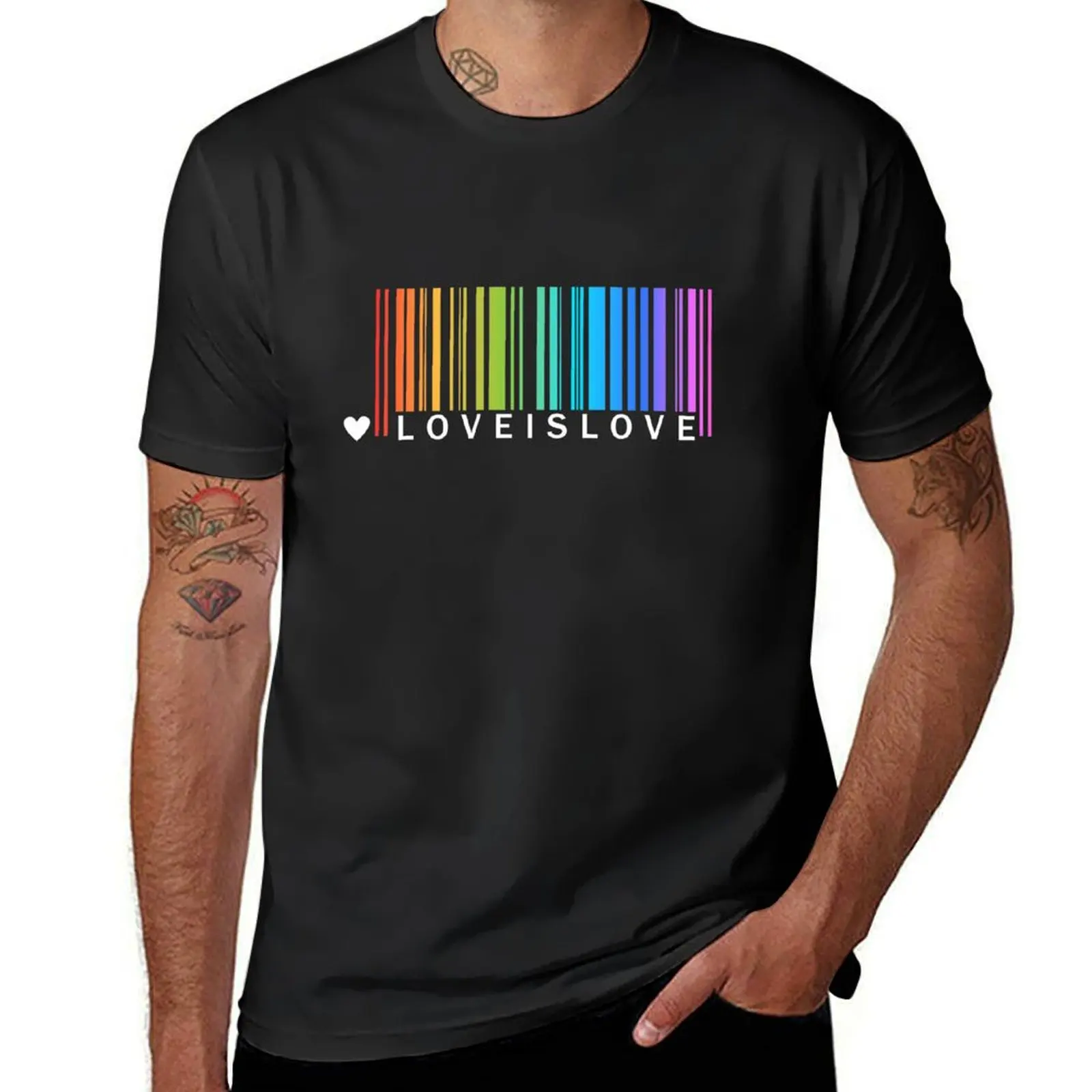 

Love is Love - LGBT Pride t-shirt T-Shirt plain summer tops korean fashion customs design your own t shirt for men