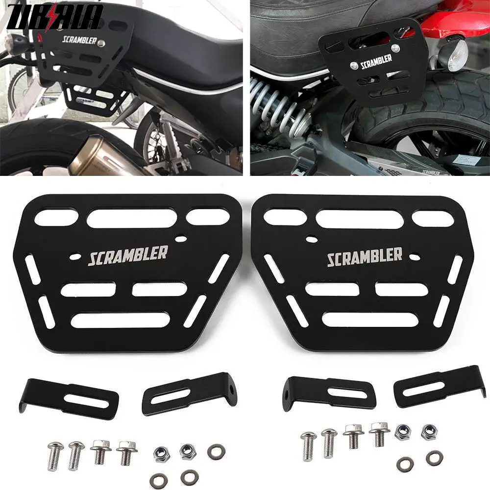 

Side Luggage Support Saddle Bags Mounting Brackets FOR Ducati Scrambler 620 / 800 Classic 2015 2016 2017 2018 2019 2020 2021