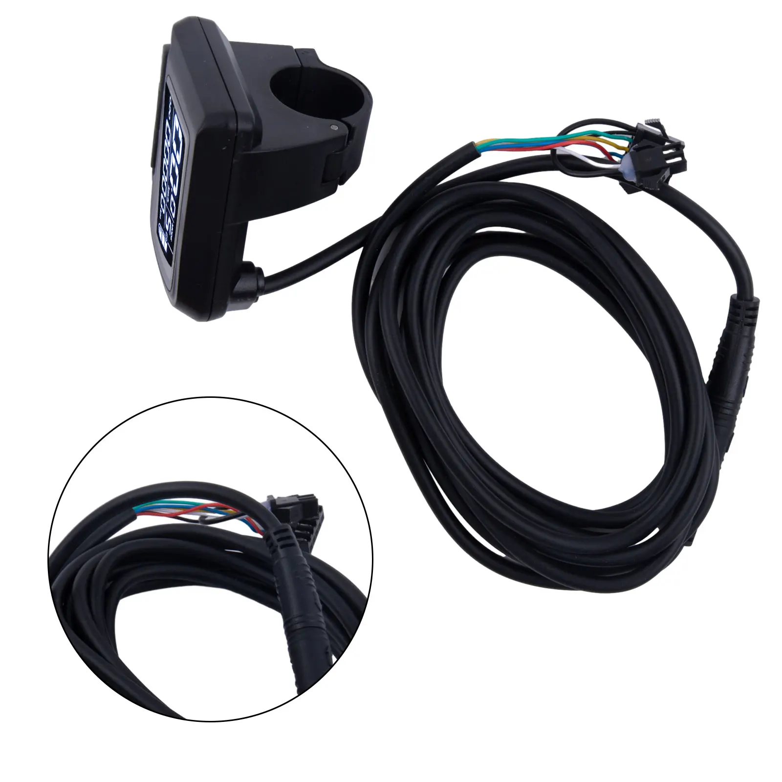 電動自転車用インテリジェントLCDディスプレイ,6ピン,24 v,36 v,48v