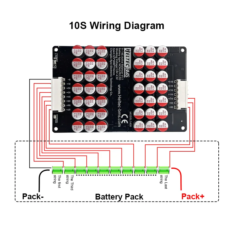 5A battery cell balance module 4s 3S 5S 6S 7S 8S 12S 13S 16S 20S 21S for Ternary