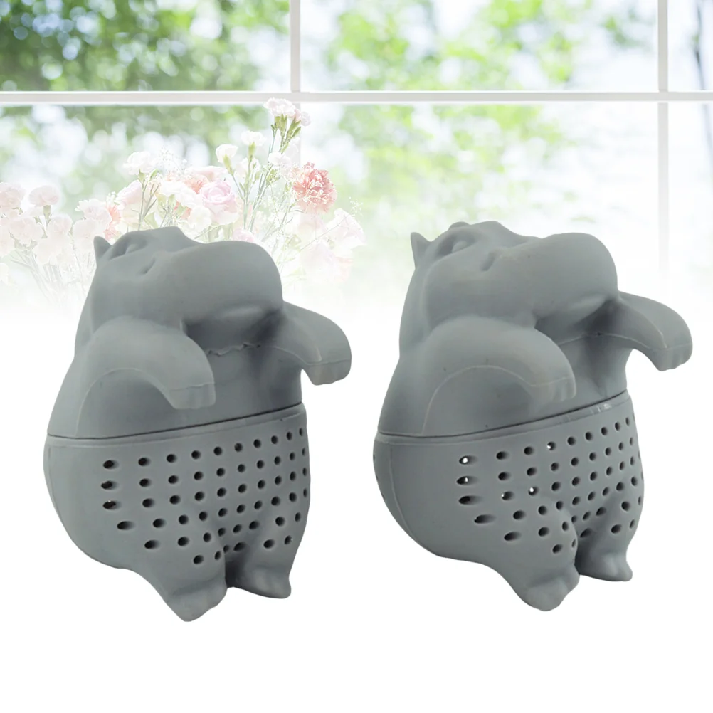 Tea Strainer Hippo Infuser Silicone Otter Maker Diffuser Leaf Filter Animal Loose tea infuser tea strainer tea filter
