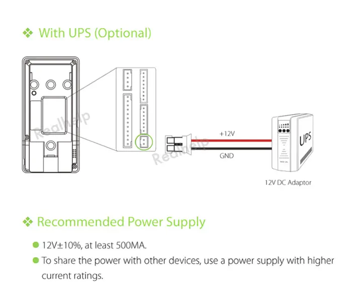 Displejové rozhraní docházkového terminálu