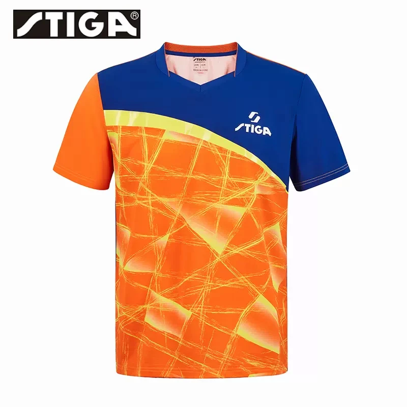 Stiga table tennis T-shirt new men women sport short sleeve tennis sportswear CA-95