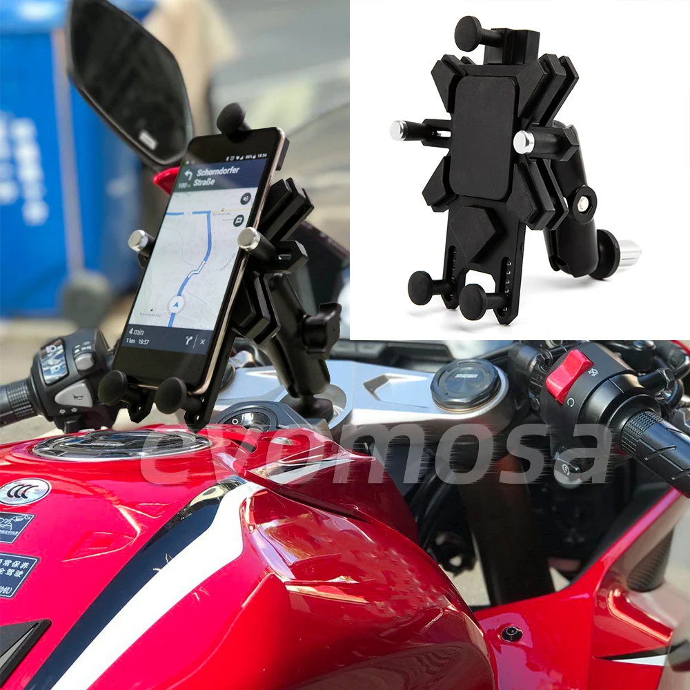 MotorcyclePhoneMountwithChargerNavigationBracketMobilePhone