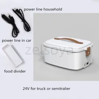 Four à micro-ondes 1,8 l, cuiseurs à riz multifonctionnels, casseroles de cuisine de grande capacité, boîtes à déjeuner chauffantes sans eau, pour maison et voiture, double usage 5