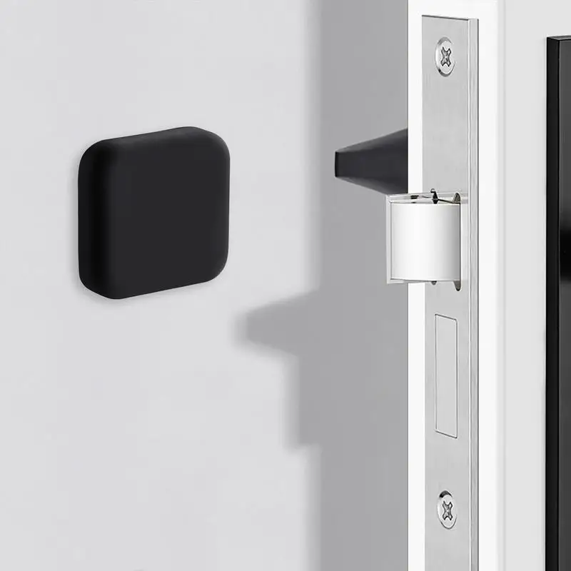 1PC Silicone Door Handle Bumpers Self Adhesive Deurstopper Protection Porte Pad Mute Sticker Square Wall Protector er Pad