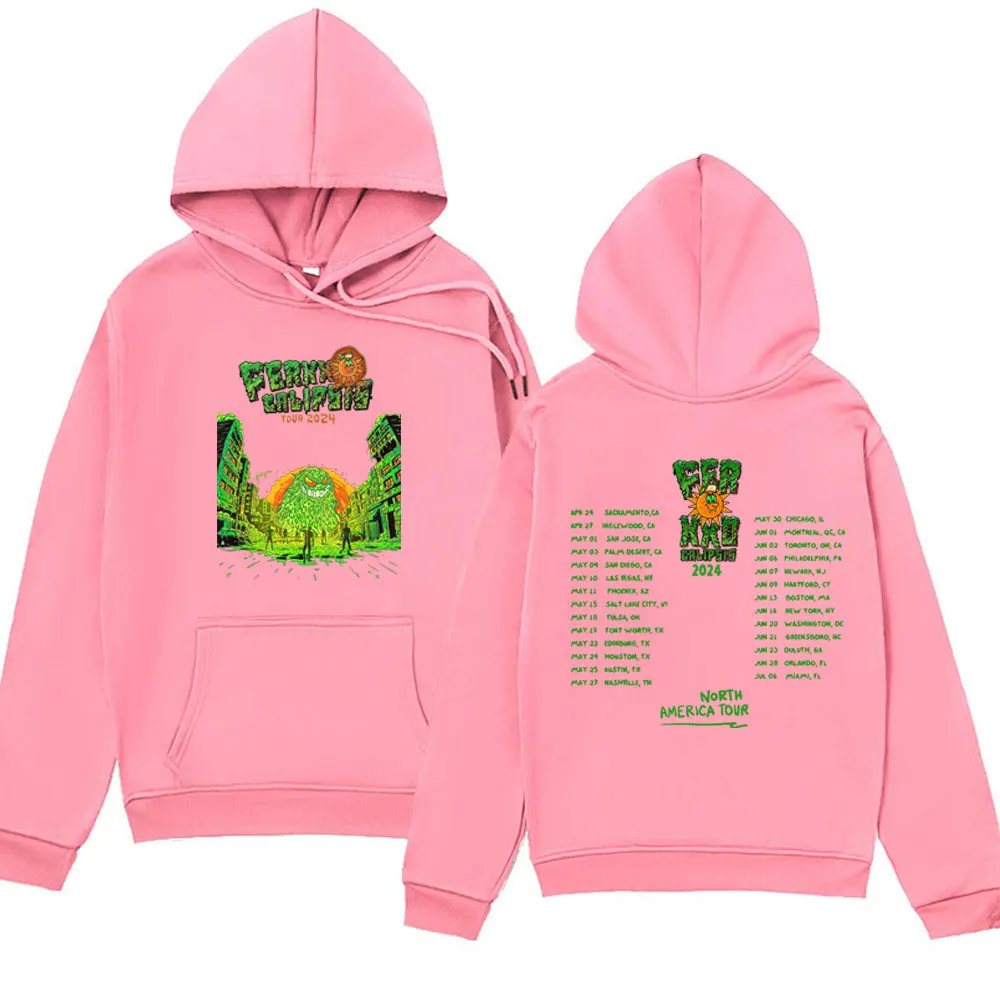 Rapper Feid Ferxxocalipsis Tour 2024 Graphic Hoodies High Street Hip Hop Trend Sweatshirt Men Women Fashion Long Sleeve Pullover