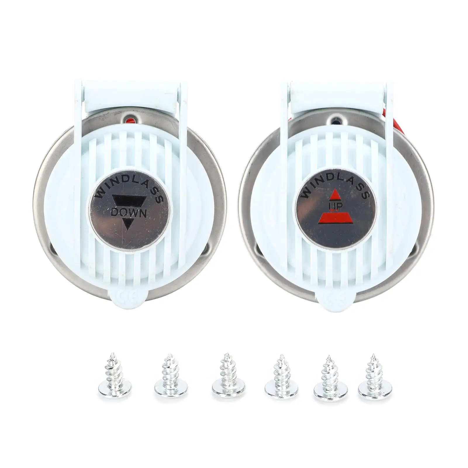 Interruttore A Pedale Per Verricello Marino Funzionamento A Pulsante Facile Controllo Manuale Su/Giù Bianco Per Accessorio Per Verricello Navale