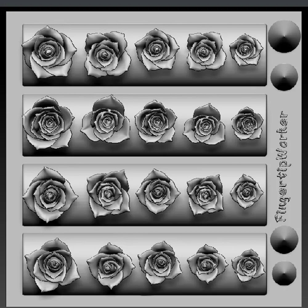 

20 шт., силиконовые формы для ногтей, 8 форм