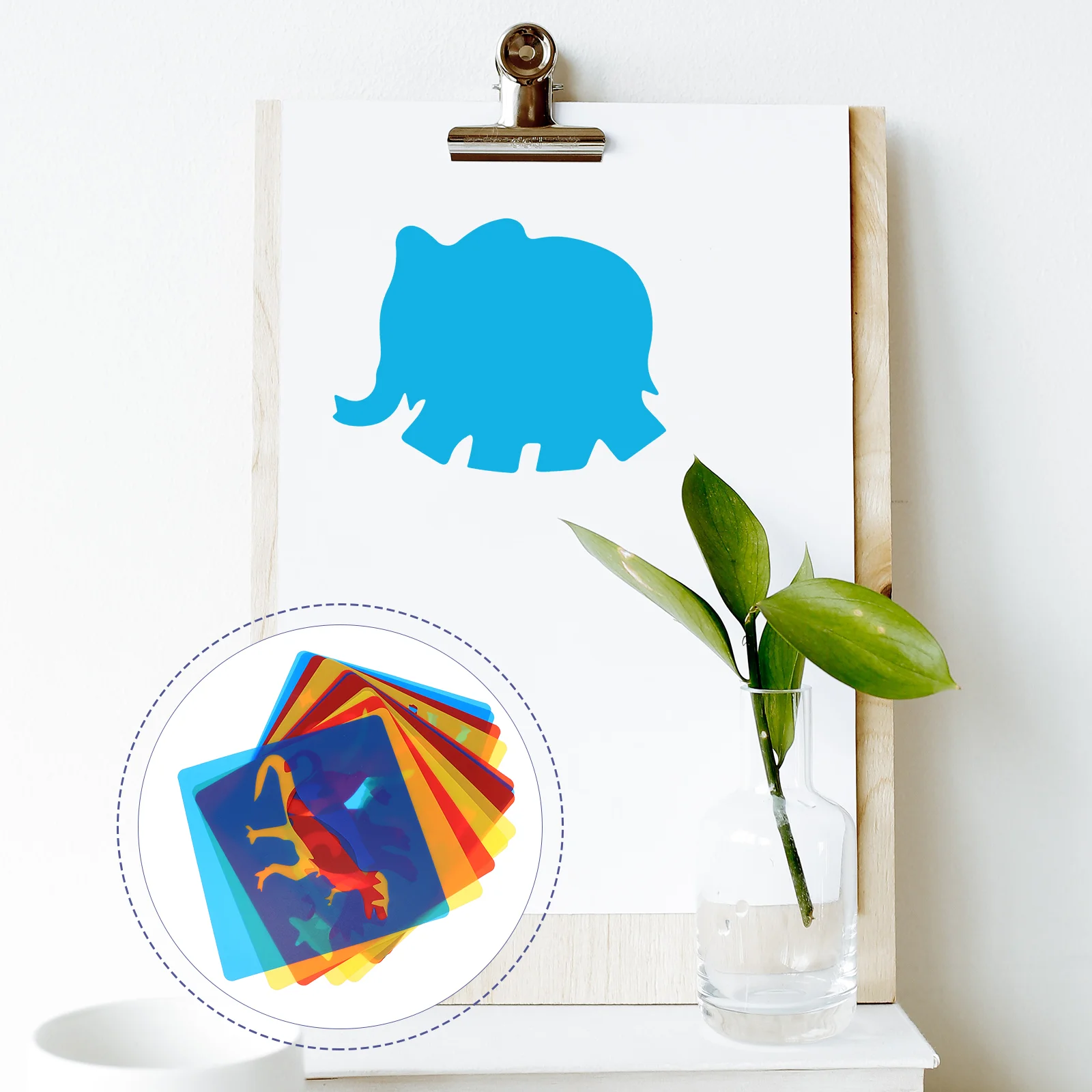 

12 Sheets Painting Template Animal Templates for Kids Childrens Toys Education Cartoon