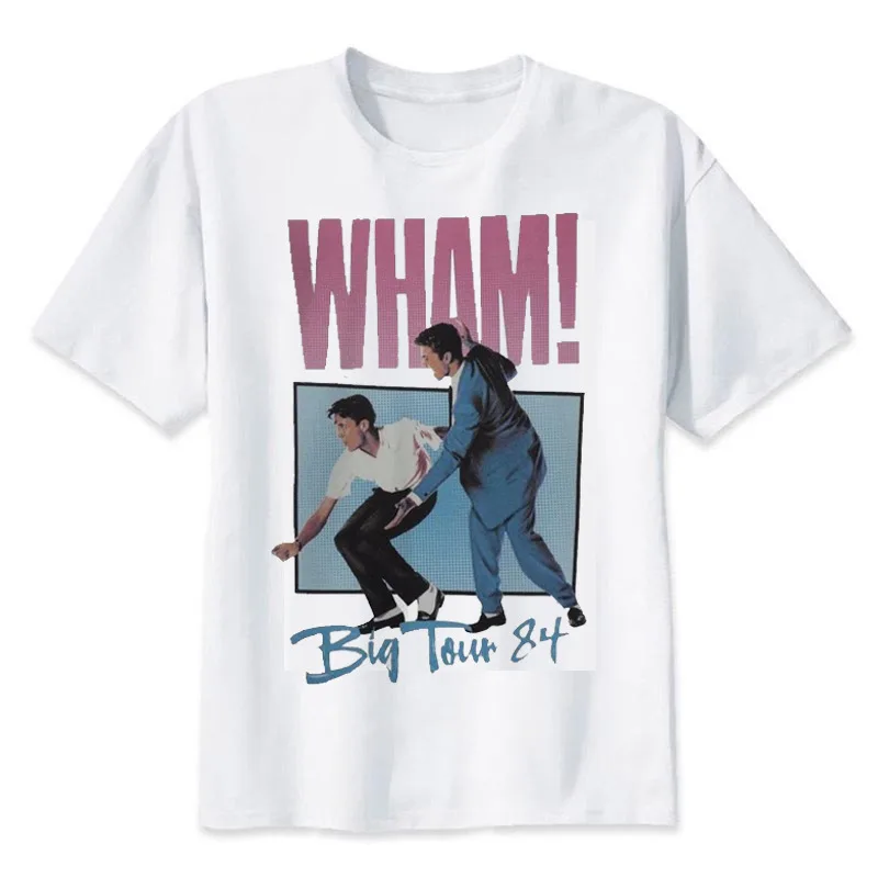 Nuova Maglietta Wham Big Tour 84 George Michael Tutte Le Taglie Dalla S Alla 5Xl 2 T22