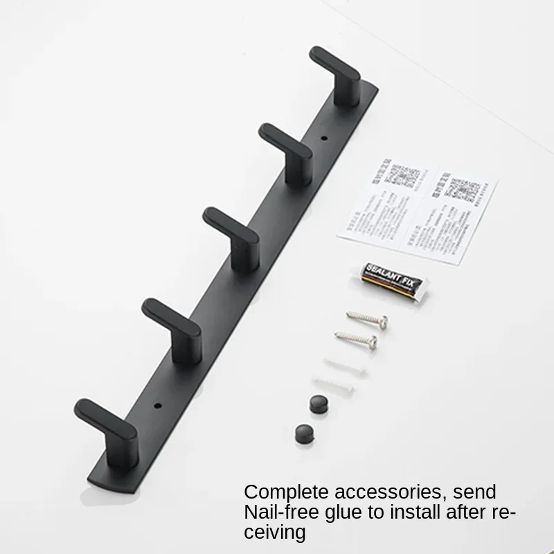 Bathroom Bathroom Coat Hook Nordic Creative Dressing Room Door Back Wardrobe House Entrance Door Wall Hanging Row Hook