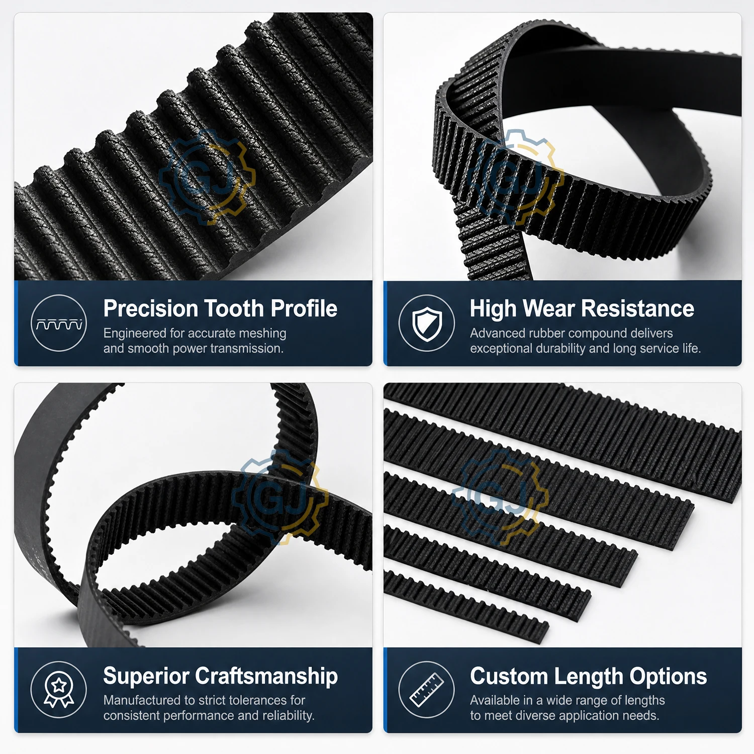 1/2/5/10/20M PU With Steel Core GT2 Open 2GT Timing 6mm 10mm Width Cutting Length For 3d Printer Synchronous Belt_voghion.com