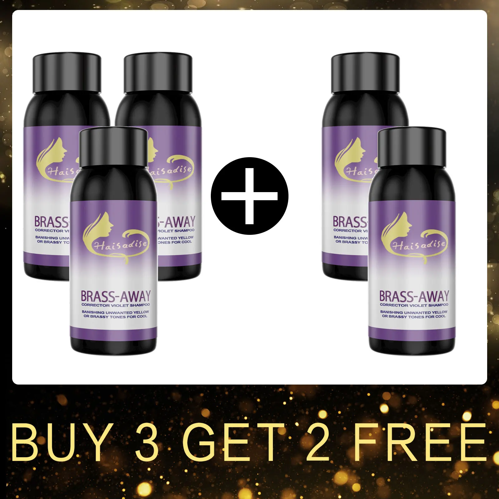 Purple Shampoo for Blonde Hair - Remove Yellow Tones, Strengthen & Repair Color-Treated Hair