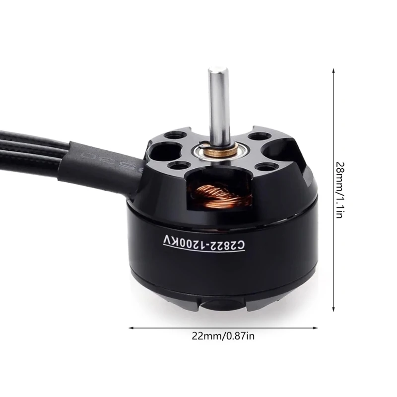 C2822 2204 1200KV 1400KV 4극 3D 비행기용 브러시리스 모터 고정익 드론 모터 1/4PCS