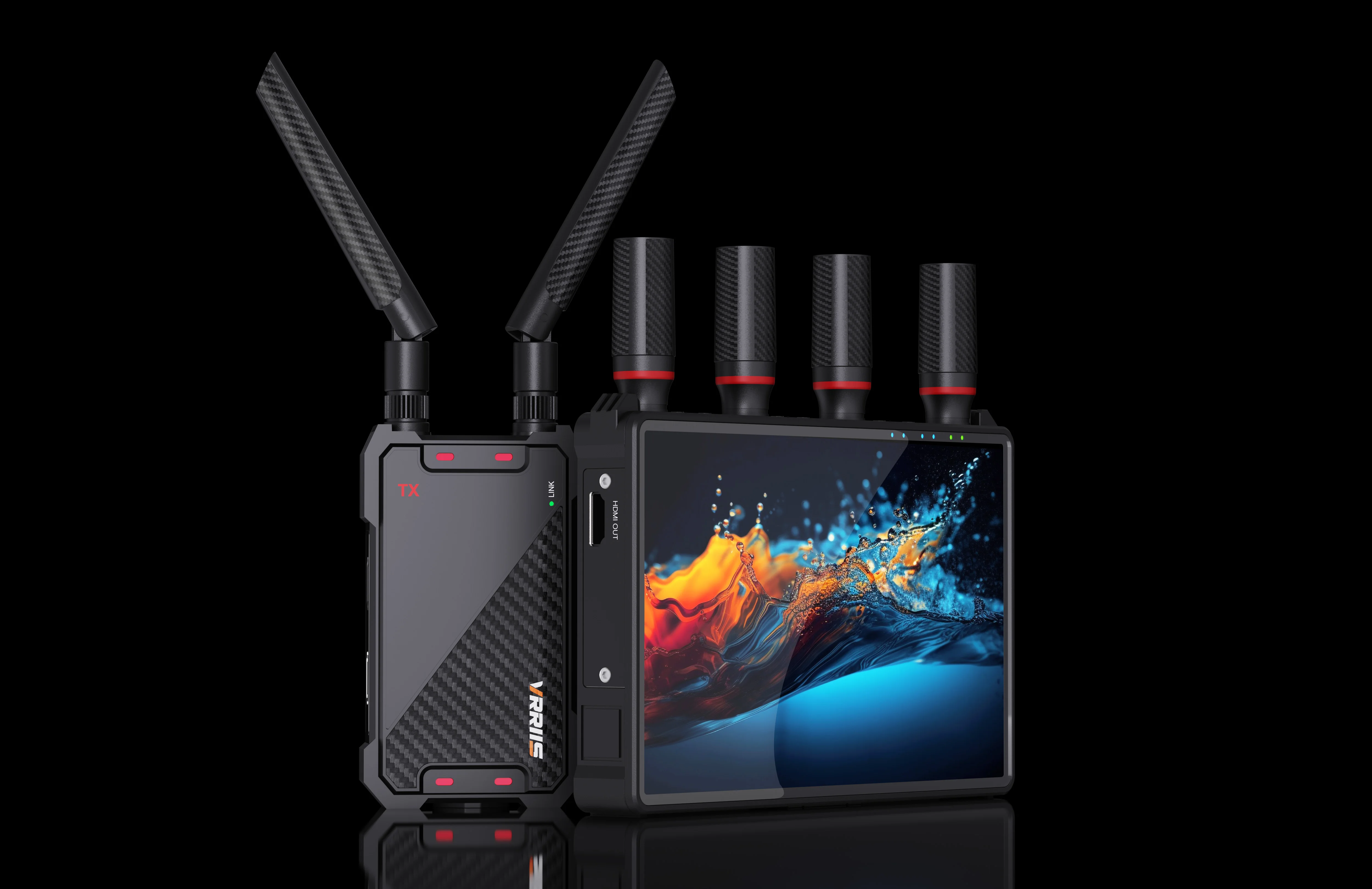 New Wireless HDMI Transmitter and Receiver With Display that Supports The Use of