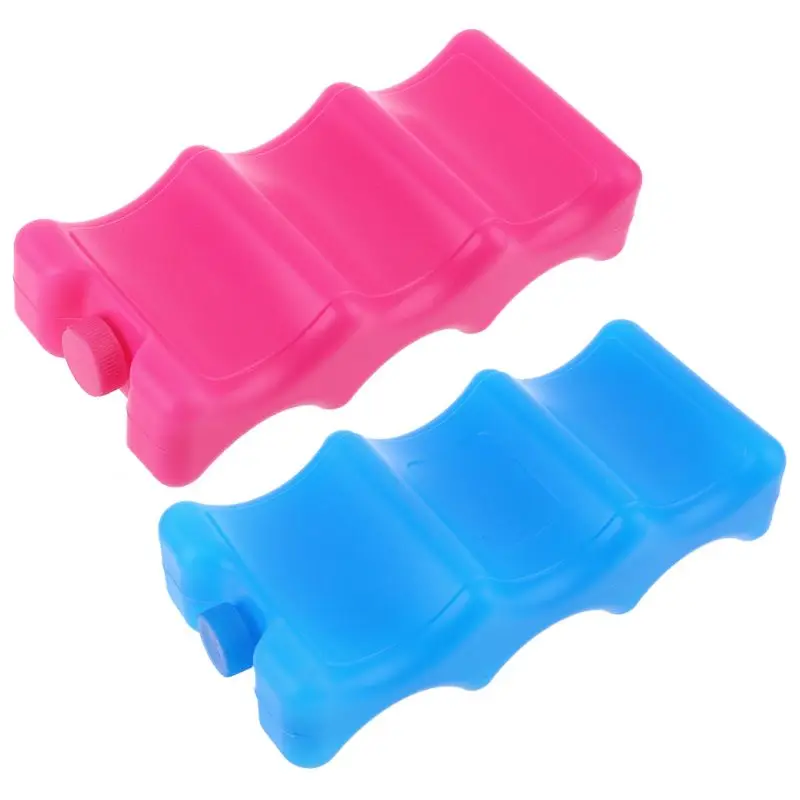 Gel Freezer Ice Blocks for PICNIC Travel Lunch Reusable Cool Cooler Pack Bag Water Injection Box for FRESH Food Storage