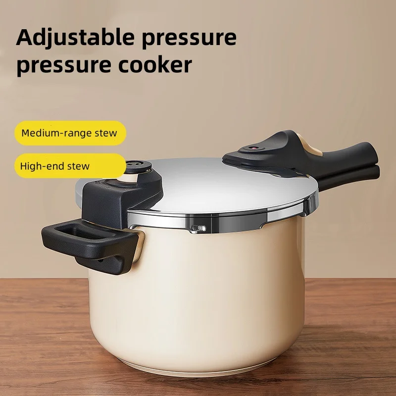 Pressure Cooker Thickened Pressure Cooker Explosion-proof Three-Speed Regulation Suitable for Gas and Induction