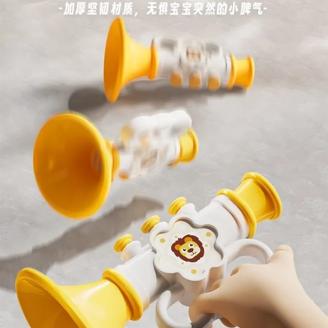 1Pc Mini Baby Trumpet Instrument Toys Children Early Montessori Educational Toy Colorful Musical Instruments Games for Kids Gift 6