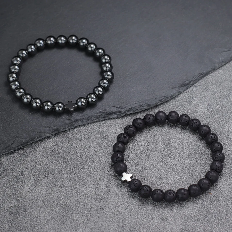 Natural Stone Meditation Bracelet For Men