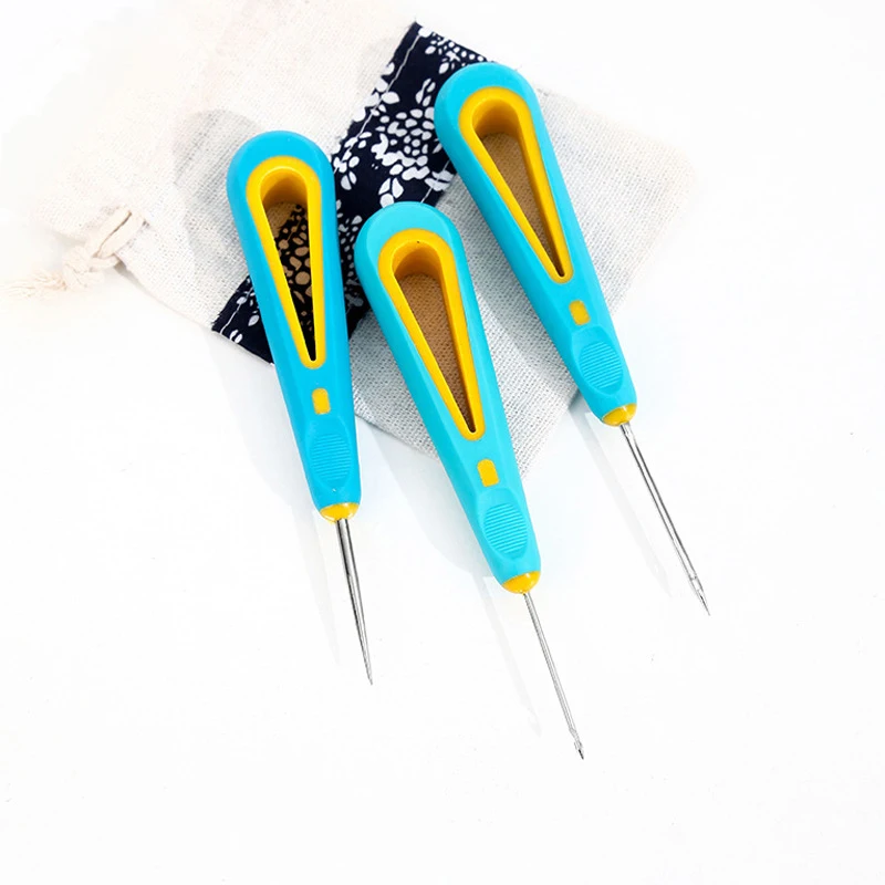 Awl For Repair Leather Shoe Sewing Cobbler Tool DIY Craft Straight Curved and Hole Hook Needle Piercer Stab Sticher Sewing Awl