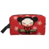 Custom Cartoon Anima Pucca Toiletry Bag Women Cosmetic Makeup Organizer Lady Beauty Storage Dopp Kit Case 2