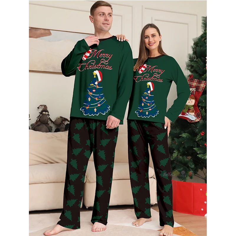 thumbnail image 4 of Ropa navideña a juego para toda la familia, novedad de 2025, pijamas, conjuntos, mamelucos para bebé, ropa de dormir informal, pijamas de aspecto familiar navideño, 4 of 5
