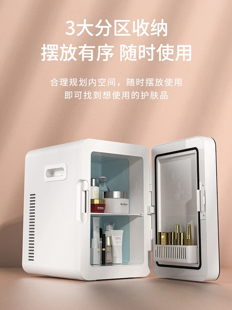 Mini Refrigerator Portable Cooler Compact Refrigerator 12V/220V For Car  Truck Kitchen Home Use Picnic Camping Silent friger