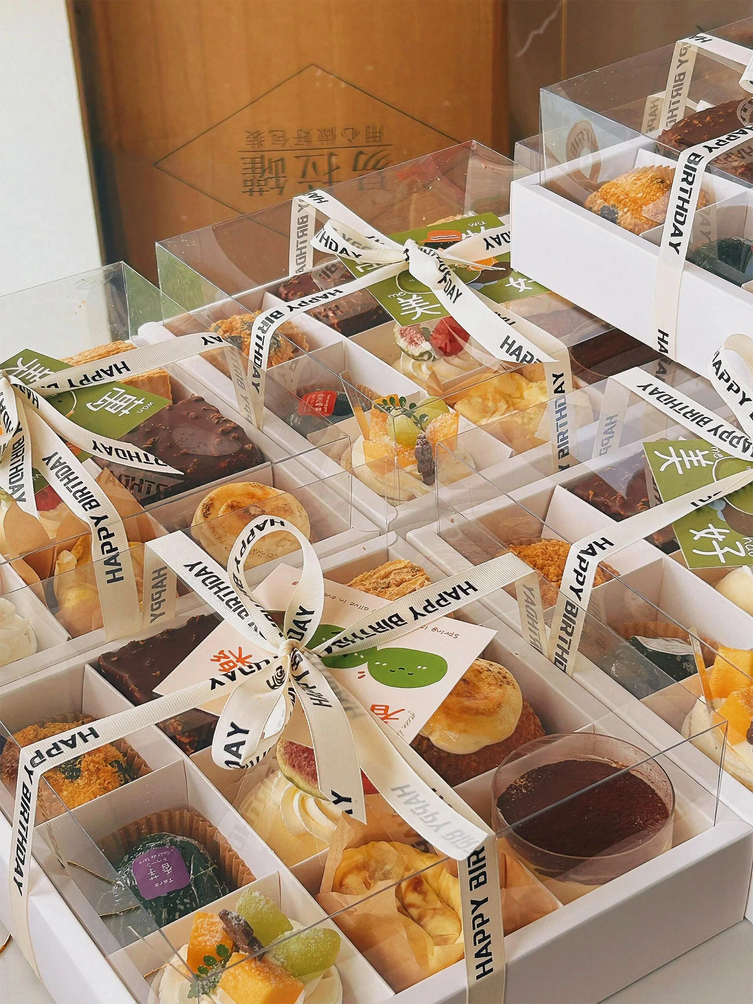 Nine id Sweet Box 9 Paaging Krt Paper Box Mousse Cup Cake Pastry Picnic Paing Box Dert Container Kitchen Cooking