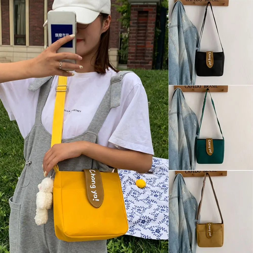 Women Girls Large Cpacity Canvas Crossbody Handbags Shoulder Bags