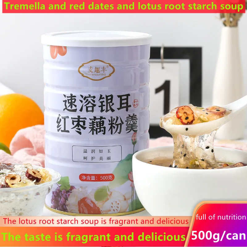 

Quick Thick Tremella, Red Date and Lotus Root Powder Soup 500g/can Teapot