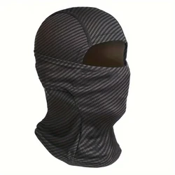 Breathable Full Face Cycling Mask for Men and Women - Fashionable Outdoor Sportswear (Black)