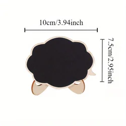 Elegant Wooden Decorative Blackboard for Weddings and Events - Multifunctional Message and Display Board (B)