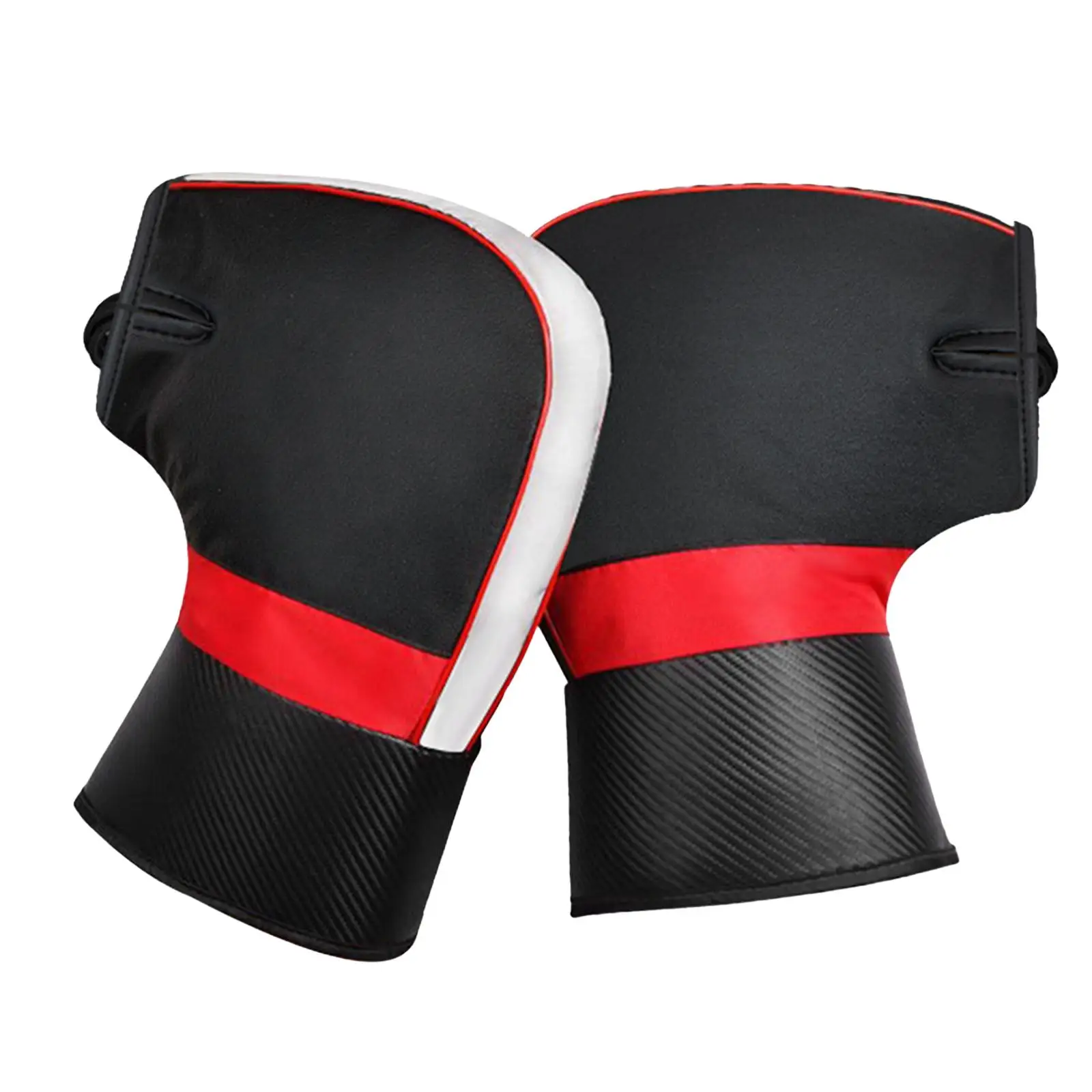 

Motorcycle Handlebar Muffs Comfortable Durable Winter Warmer Gloves PU Leather Rainproof for Bike Motorbike Riding Supplies