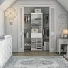 Grow with Me Adjustable Kids’ Closet Organizer System, 15.69" D x 95.44" W x 76.62" H, 2