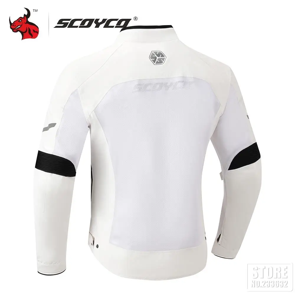 SCOYCO – veste de protection pour moto d'été, vêtements de sécurité pour motocycliste, pour hommes et femmes, certifié CE