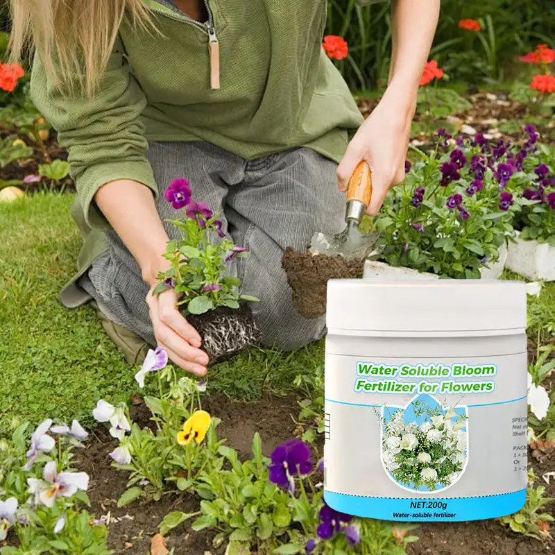 10g/200g Water Soluble Bloom Fertilizer For Flowers Plant Nutrient Powder Rapid Rooting Powder Water Soluble Strong Rooting Grow organic fertilizer,plant fertilizing concentrate,plant root stimulator