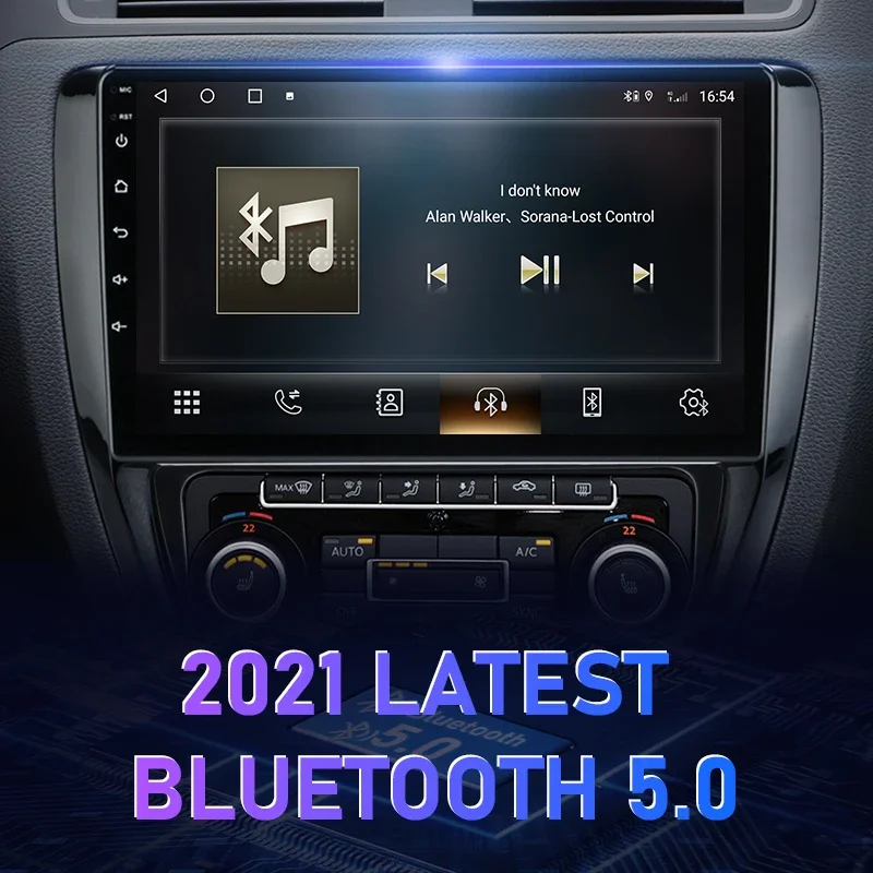 2Din Android 12 Car Radio Multimedia Video Player For Volkswagen VW Sagitar Jetta 6 Bora 2011-2018 Navigation GPS Carplay Stereo