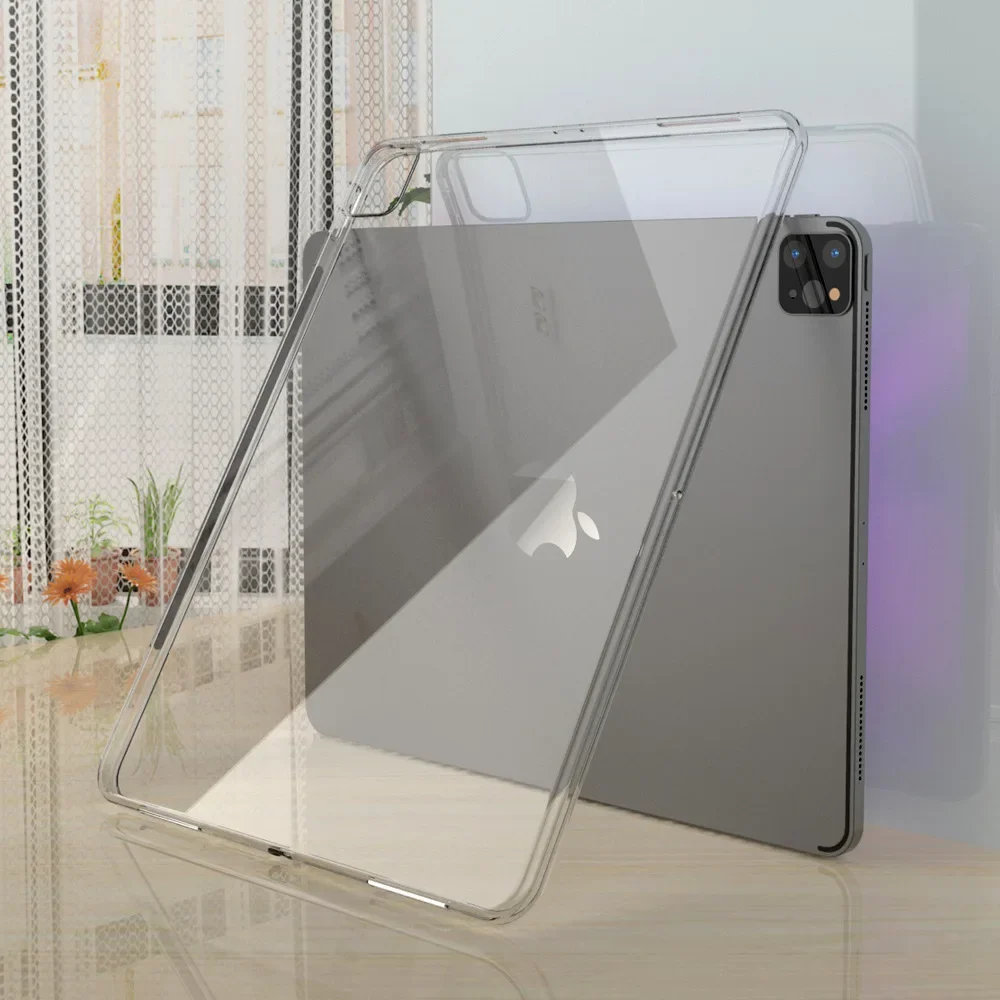 Crystal Clear Protective Case for iPad - Slim & Durable Tablet Cover