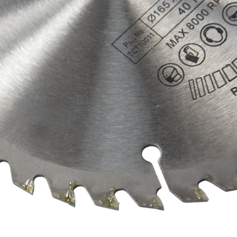 2x165Mm 40T 20Mm 보어 TCT 원형 톱날 디스크, Dewalt Makita ryobi용