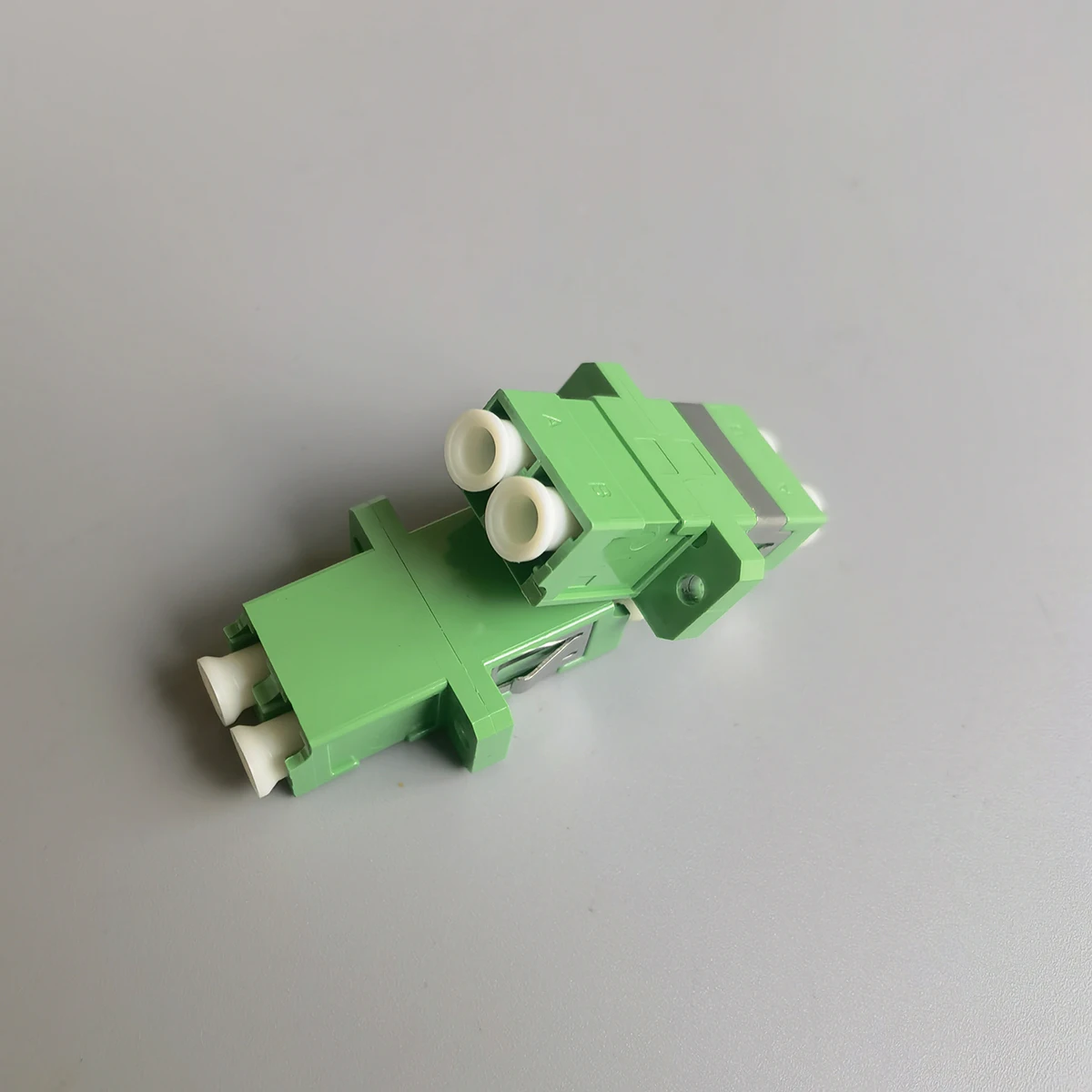 25pcs Duplex Mode Fiber Optic Connectors LC-LC APC Fiber Optic Adapter APC Optical LC-LC optical fiber connector