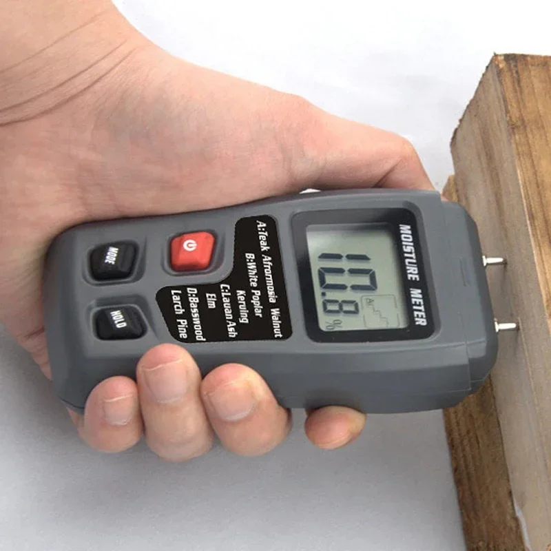 Wood moisture meter Humidity detector wood moisture meter carton MT10 wood moisture tester meter wall