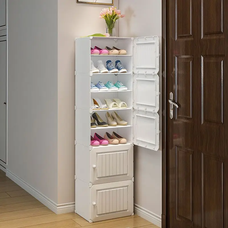 Shoe Rack Folding Home Furniture Simple Live Room Cabinets Shoes Storage Organizers For Your Room Cupboards Hallway Shelf Shoes images - 6